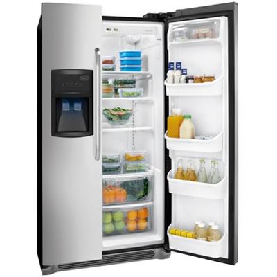 Crosley 36-inch, 26 cu. ft. Side-by-Side Refrigerator with Ice and Water CRSH267LS IMAGE 1