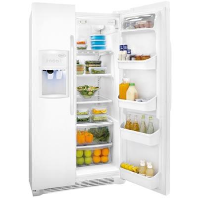 Crosley 36-inch, 26 cu. ft. Side-by-Side Refrigerator with Ice and Water CRSH267LW IMAGE 1