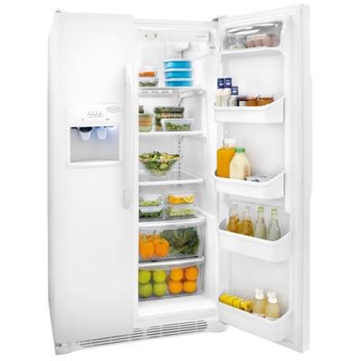 Crosley 36-inch, 26 cu. ft. Side-by-Side Refrigerator with Ice and Water CRSH265LW IMAGE 1