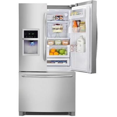 Crosley 36-inch, 27 cu. ft. Bottom Freezer Refrigerator with Ice and Water CFD26WIS IMAGE 1