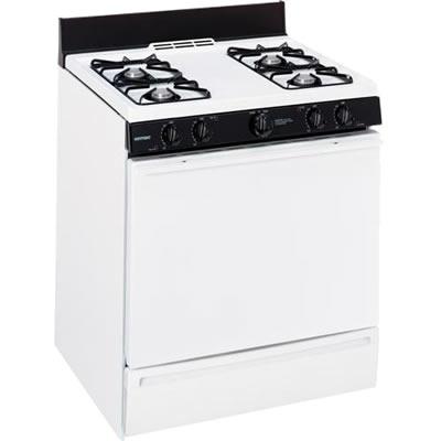 Hotpoint 24-inch Freestanding Gas Range RGB508PPTWH IMAGE 1