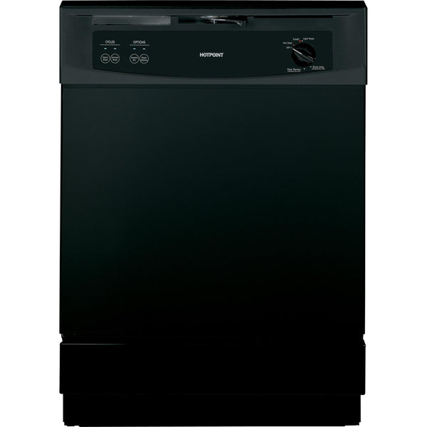 Hotpoint 24-inch Built-In Dishwasher HDA2000VBB IMAGE 1