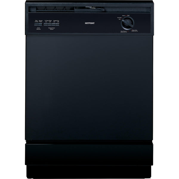 Hotpoint 24-inch Built-In Dishwasher HDA3600DBB IMAGE 1