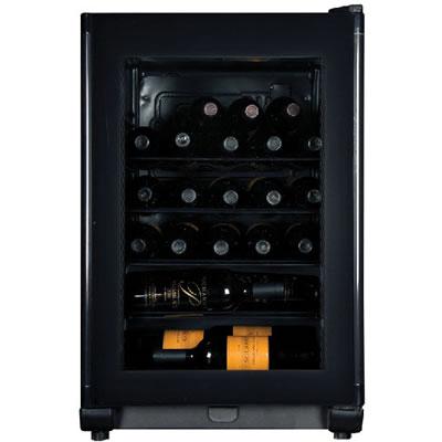 Haier 2.8 cu. ft. 24-bottle Freestanding Wine Cooler HVFE024BBB IMAGE 1