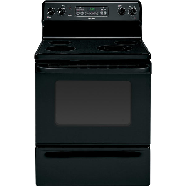 Hotpoint 30-inch Freestanding Electric Range RB790DTBB IMAGE 1