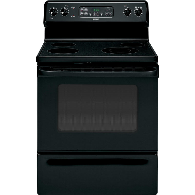 Hotpoint 30-inch Freestanding Electric Range RB790DTBB IMAGE 1