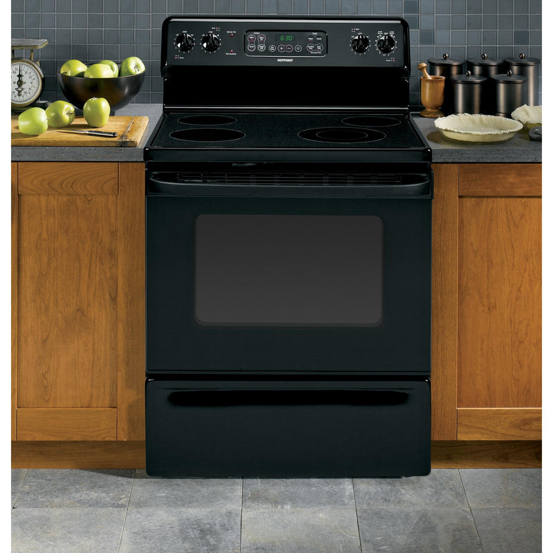 Hotpoint 30-inch Freestanding Electric Range RB790DTBB IMAGE 4