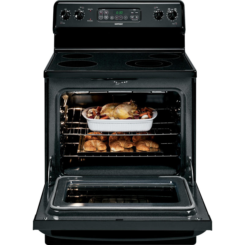 Hotpoint 30-inch Freestanding Electric Range RB790DTBB IMAGE 5