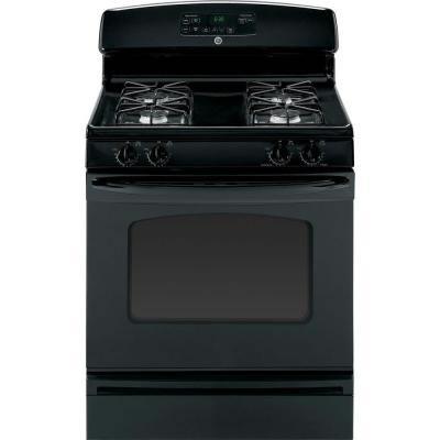 Hotpoint 30-inch Freestanding Gas Range RGB526DETBB IMAGE 1