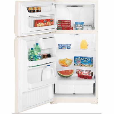 Hotpoint 28-inch, 15.5 cu. ft. Top Freezer Refrigerator HTH16BBXLCC IMAGE 2