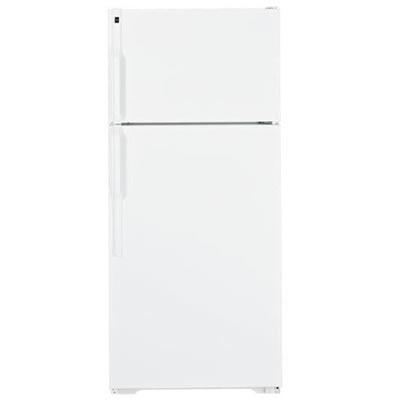 Hotpoint 28-inch, 16.6 cu. ft. Top Freezer Refrigerator HTS17CBDWW IMAGE 1