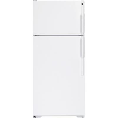 Hotpoint 28-inch, 15.5 cu. ft. Top Freezer Refrigerator HTH16BBXLWW IMAGE 1