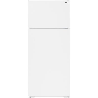 Hotpoint 28-inch, 16.5 cu. ft. Top Freezer Refrigerator HTN17BBCLWW IMAGE 1