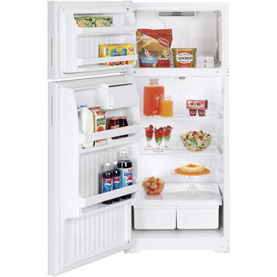 Hotpoint 28-inch, 16.5 cu. ft. Top Freezer Refrigerator HTN17BBCLWW IMAGE 2