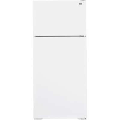 Hotpoint 28-inch, 16.5 cu. ft. Top Freezer Refrigerator HTN17CBDLWW IMAGE 1