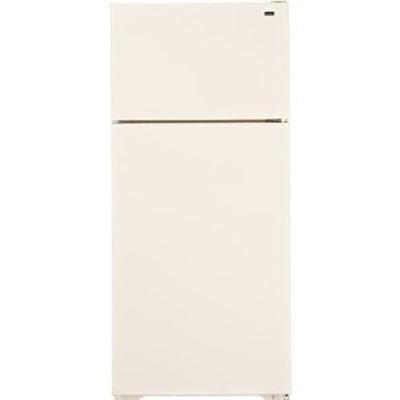 Hotpoint 28-inch, 16.5 cu. ft. Top Freezer Refrigerator HTN17CBDRCC IMAGE 1