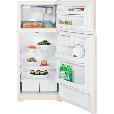 Hotpoint 28-inch, 16.5 cu. ft. Top Freezer Refrigerator HTN17CBDRCC IMAGE 2