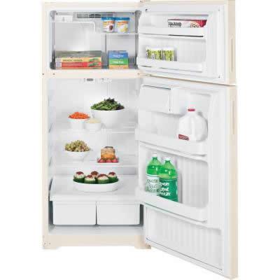 Hotpoint 28-inch, 16.6 cu. ft. Top Freezer Refrigerator HTS17CBDCC IMAGE 2