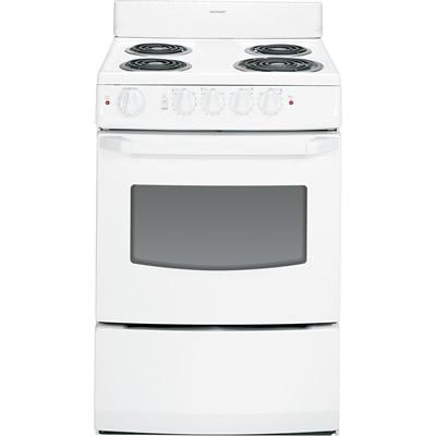 Hotpoint 24-inch Freestanding Electric Range RA824DDWW IMAGE 1