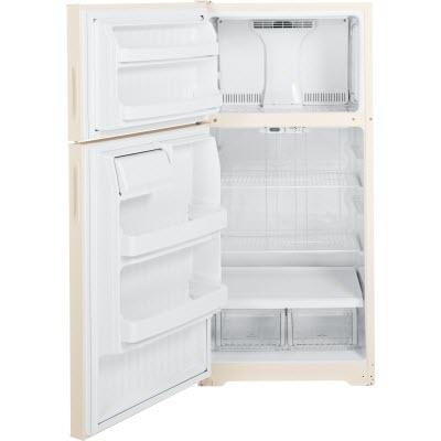 Hotpoint 28-inch, 15.6 cu. ft. Top Freezer Refrigerator HTR16BBELCC IMAGE 2