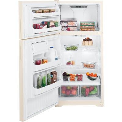 Hotpoint 28-inch, 15.6 cu. ft. Top Freezer Refrigerator HTR16BBELCC IMAGE 3