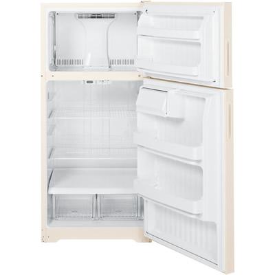 Hotpoint 28-inch, 15.6 cu. ft. Top Freezer Refrigerator HTR16BBERCC IMAGE 2