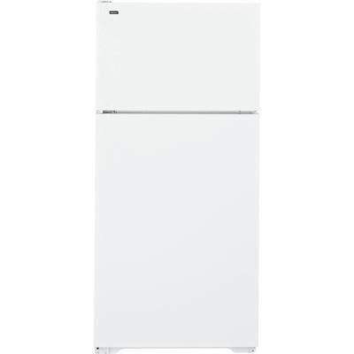 Hotpoint 28-inch, 15.6 cu. ft. Top Freezer Refrigerator HTR16BBERWW IMAGE 1