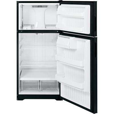 Hotpoint 28-inch, 15.6 cu. ft. Top Freezer Refrigerator HTR16BBERBB IMAGE 2