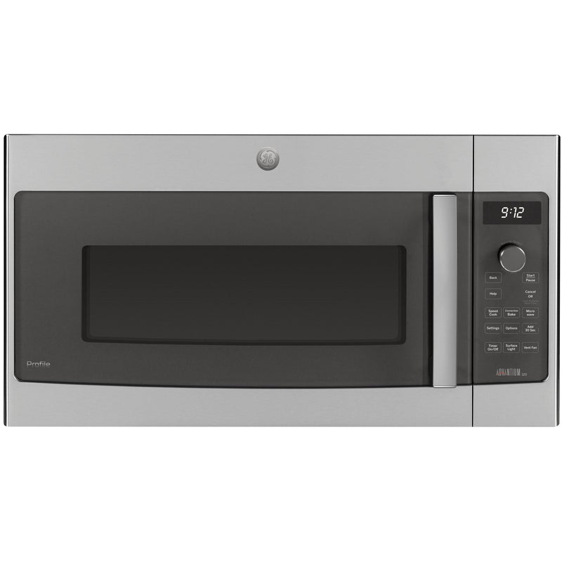 GE Profile 30-inch, 1.7 cu. ft. Over-the-Range Microwave Oven with Convection PSA9120SFSS IMAGE 1