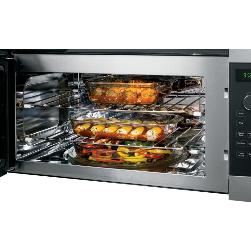 GE Profile 30-inch, 1.7 cu. ft. Over-the-Range Microwave Oven with Convection PSA9120SFSS IMAGE 3