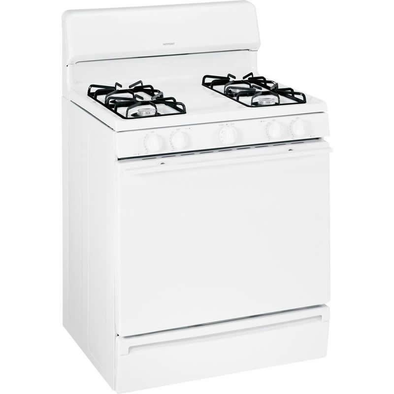 Hotpoint 30-inch Freestanding Gas Range RGB525DEDWW IMAGE 2