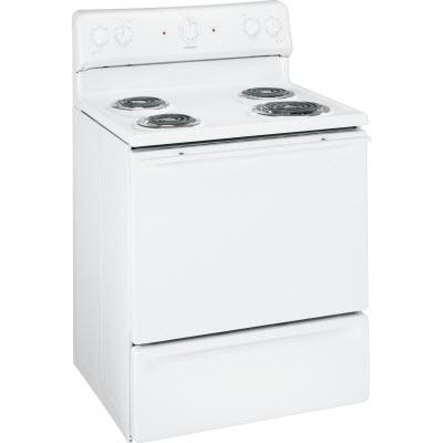 Hotpoint 30-inch Freestanding Electric Range RB525DDWW IMAGE 1