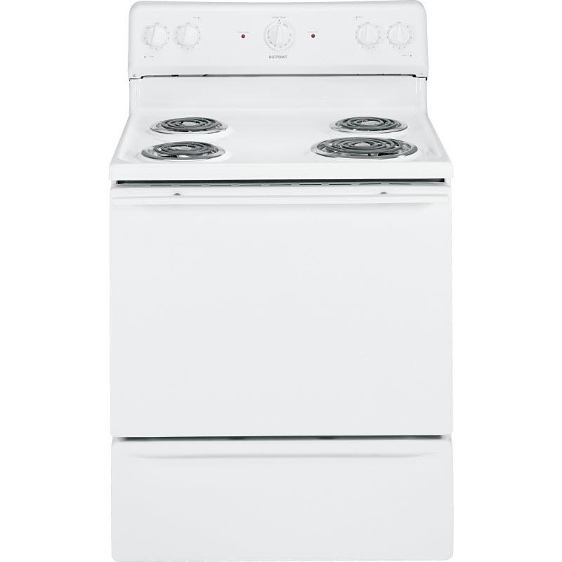 Hotpoint 30-inch Freestanding Electric Range RB525DDWW IMAGE 2