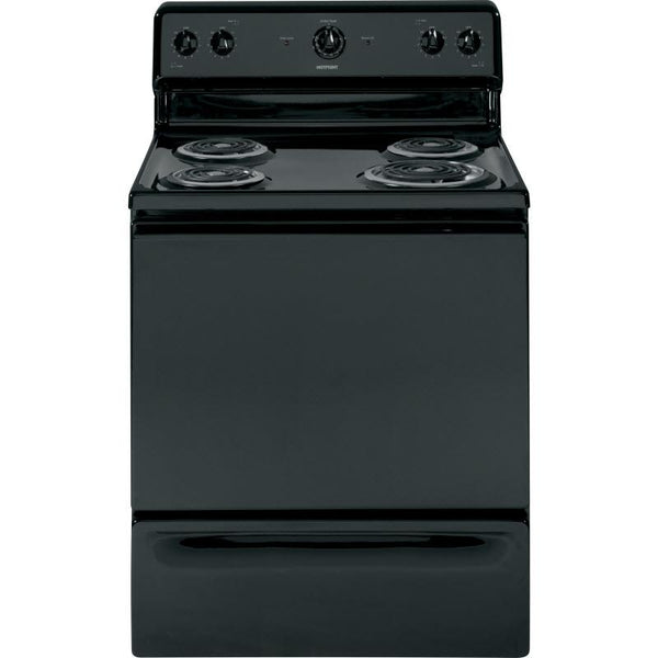 Hotpoint 30-inch Freestanding Electric Range RB525DDBB IMAGE 1