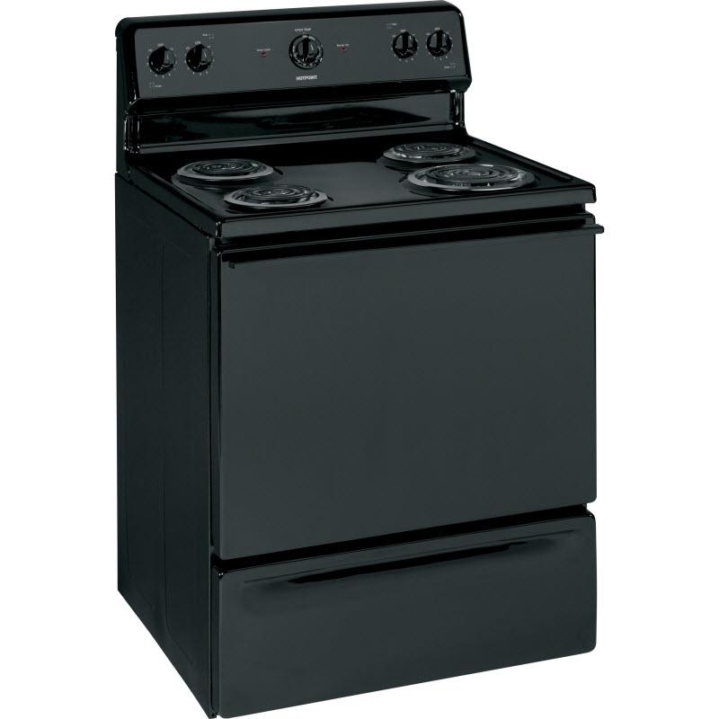 Hotpoint 30-inch Freestanding Electric Range RB525DDBB IMAGE 2