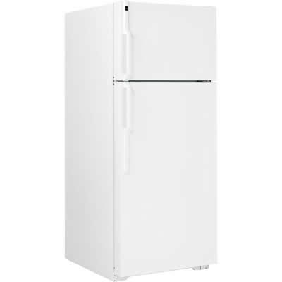 Hotpoint 28-inch, 18.1 cu. ft. Top Freezer Refrigerator HTS18BBEWW IMAGE 2