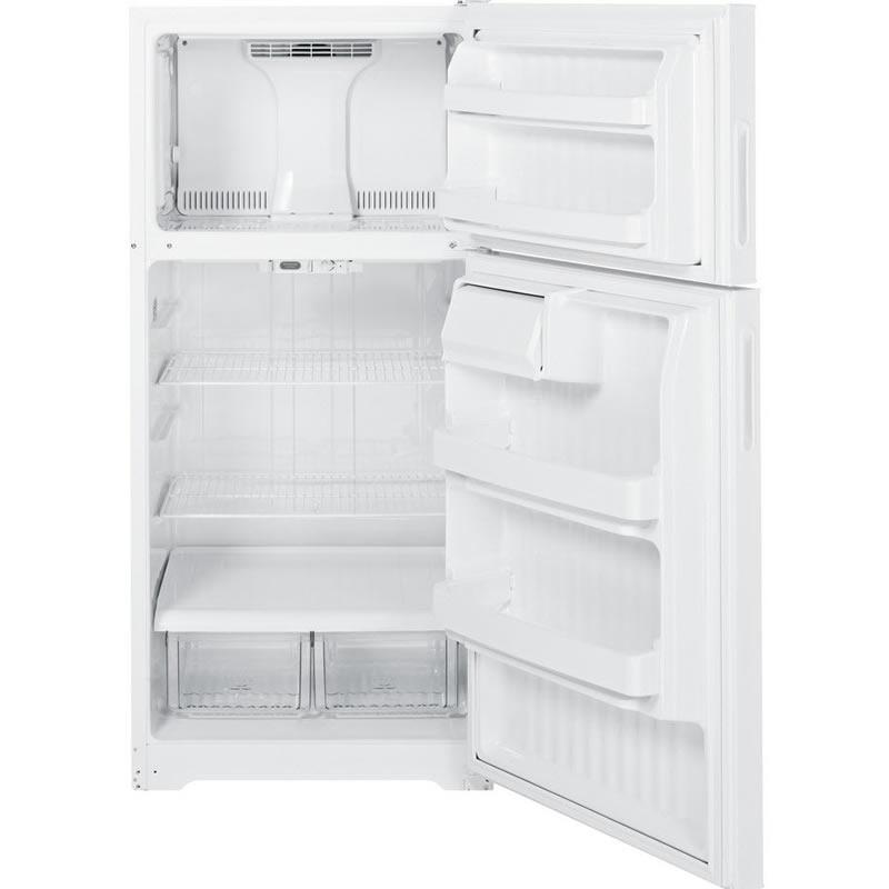 Hotpoint 28-inch, 15.6 cu. ft. Top Freezer Refrigerator HTN16BBEWW IMAGE 3