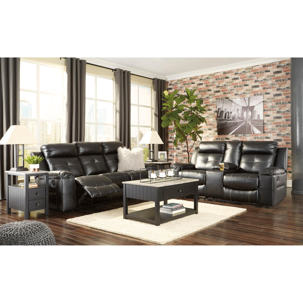 Signature Design by Ashley Kempten 82105U1 2 pc Reclining Living Room Set IMAGE 1