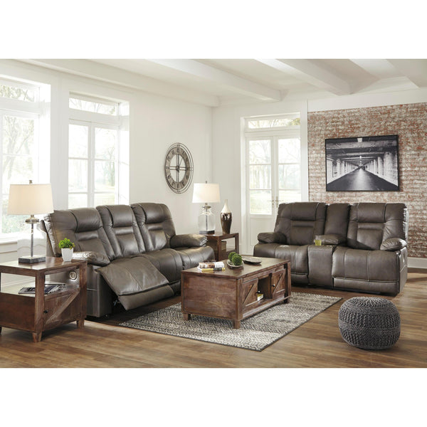 Signature Design by Ashley Wurstrow U54603U1 2 pc Power Reclining Living Room Set IMAGE 1