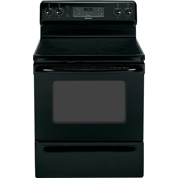 Hotpoint 30-inch Freestanding Electric Range RB780DHBB IMAGE 1