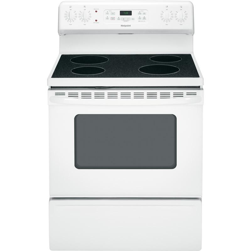 Hotpoint 30-inch Freestanding Electric Range RB780DHWW IMAGE 1