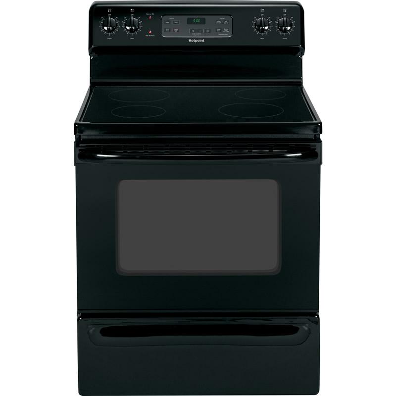 Hotpoint 30-inch Freestanding Electric Range RB560DHBB IMAGE 1