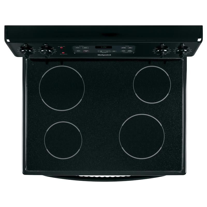 Hotpoint 30-inch Freestanding Electric Range RB560DHBB IMAGE 4