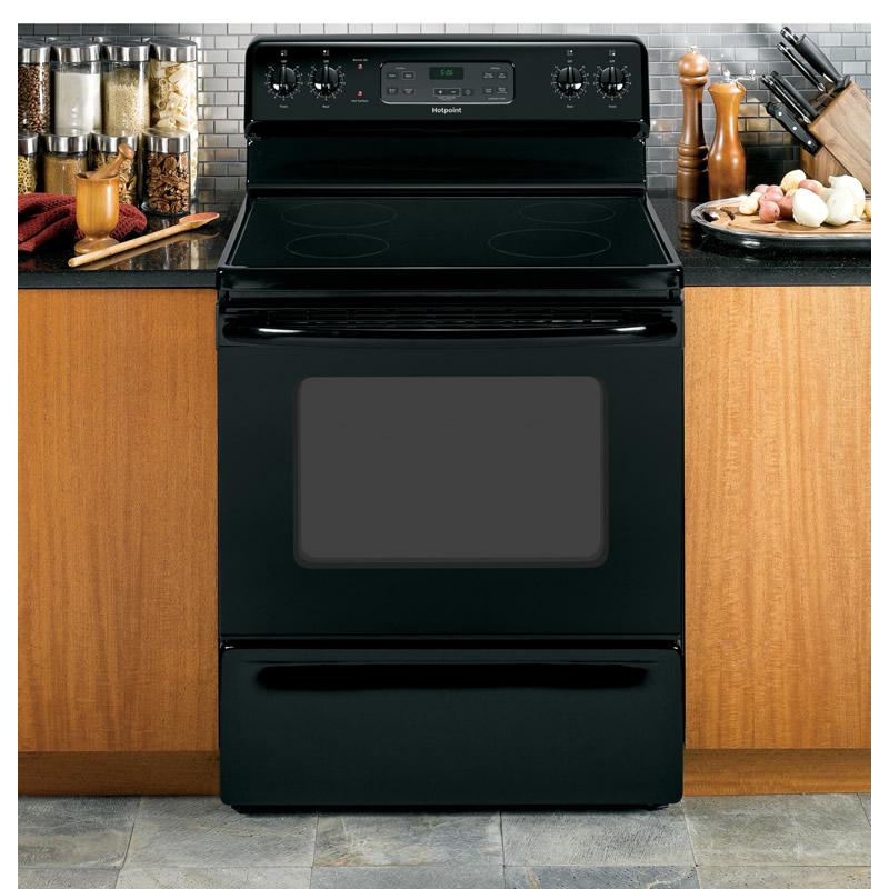 Hotpoint 30-inch Freestanding Electric Range RB560DHBB IMAGE 5