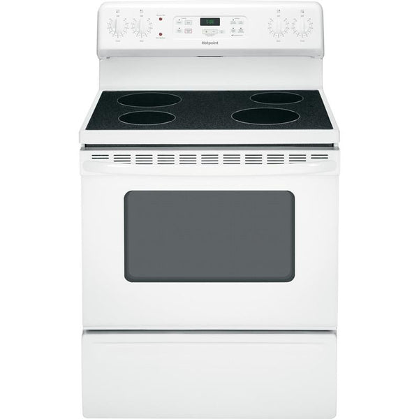 Hotpoint 30-inch Freestanding Electric Range RB560DHWW IMAGE 1