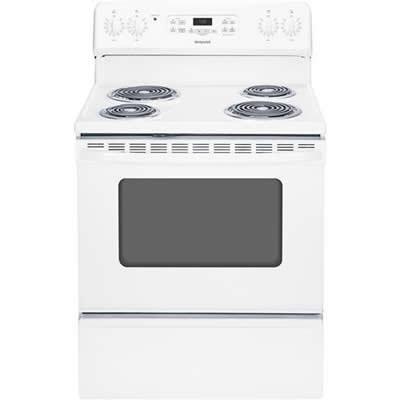 Hotpoint 30-inch Freestanding Electric Range RB720DHWW IMAGE 1