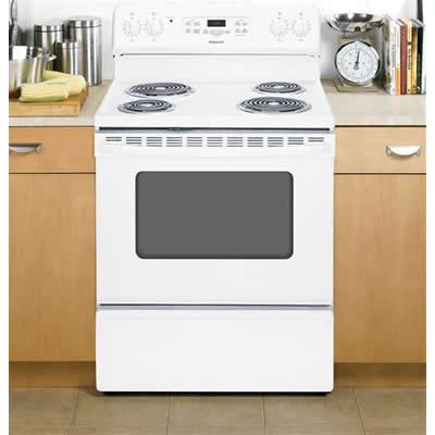 Hotpoint 30-inch Freestanding Electric Range RB720DHWW IMAGE 6