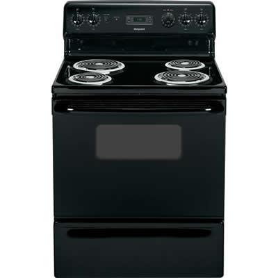 Hotpoint 30-inch Freestanding Electric Range RB526DHBB IMAGE 1