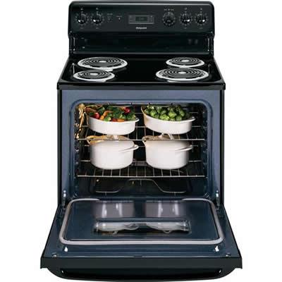 Hotpoint 30-inch Freestanding Electric Range RB526DHBB IMAGE 4