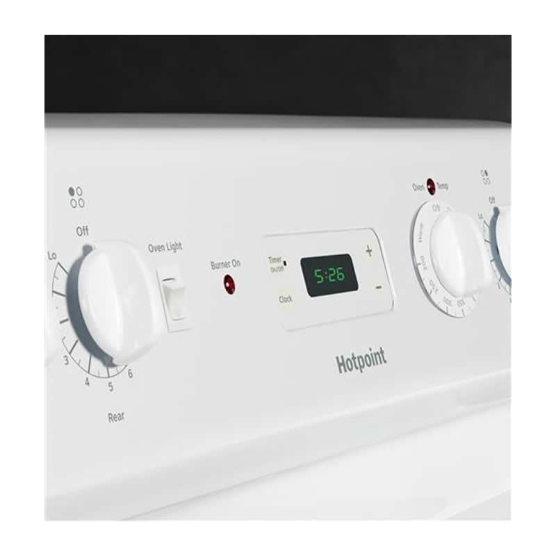 Hotpoint 30-inch Freestanding Electric Range RB526DHWW IMAGE 4